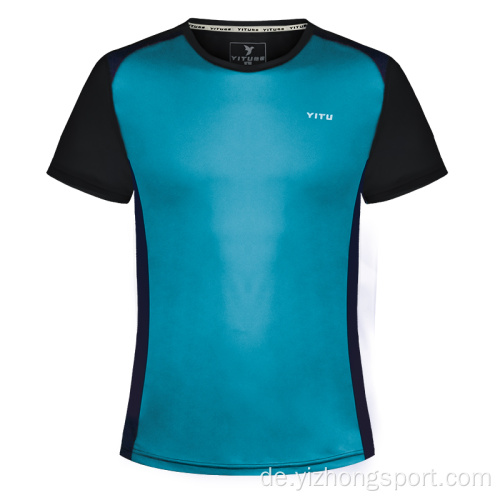 Feuchtigkeitsableitende Dry Fit T-Shirt Vertragsfarbe